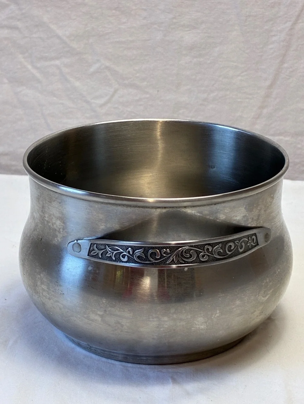 Monterey Stainless Steel Serving Bowl with Decorative Handles 6